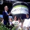 Making Poverty History - Addressing a rally at Penshaw